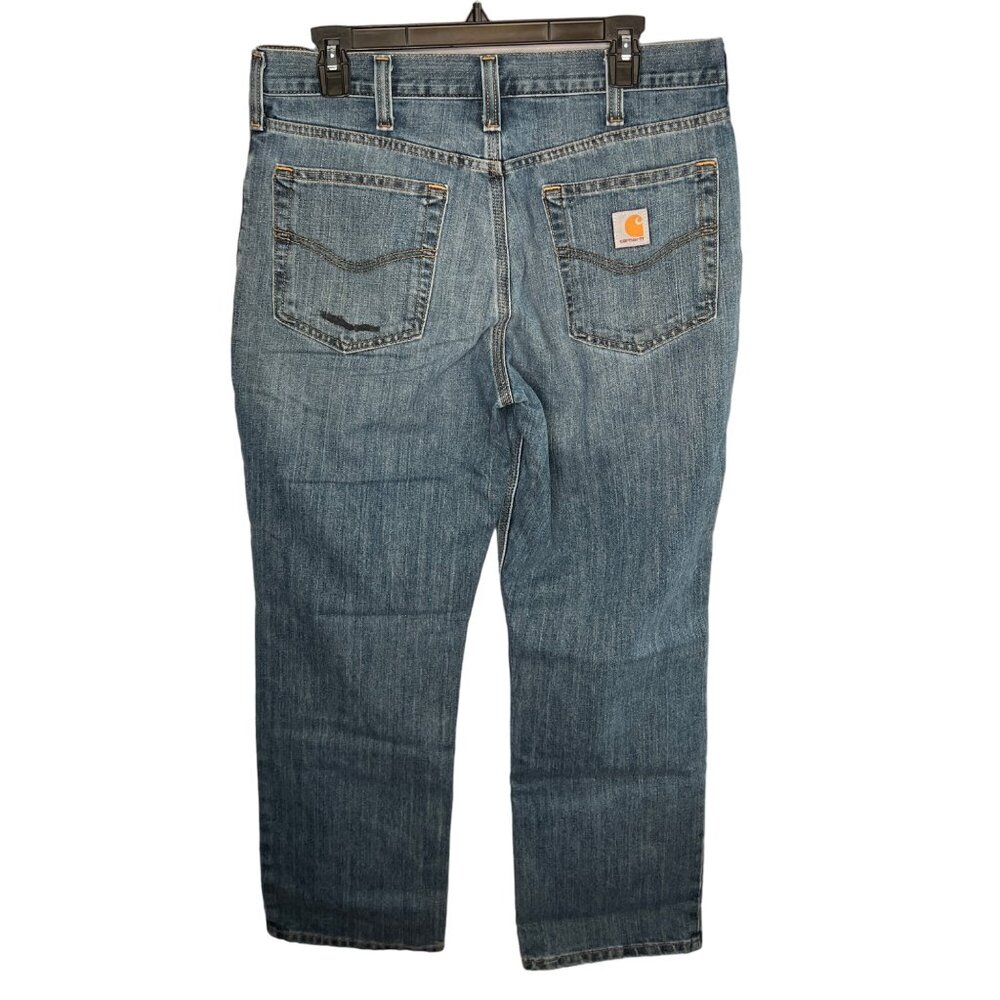 Carhartt Men's size 34x30 Relaxed Fit Straight Denim Jeans 11483-980 - Picture 2 of 12